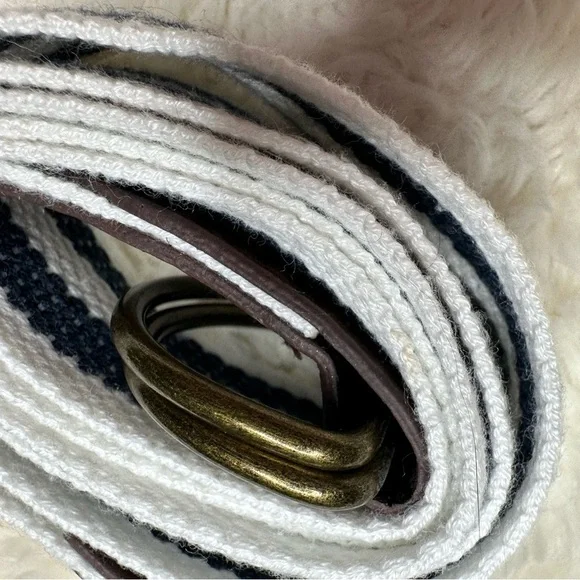 Belt Cloth Black & White Striped - Picture 3 of 10